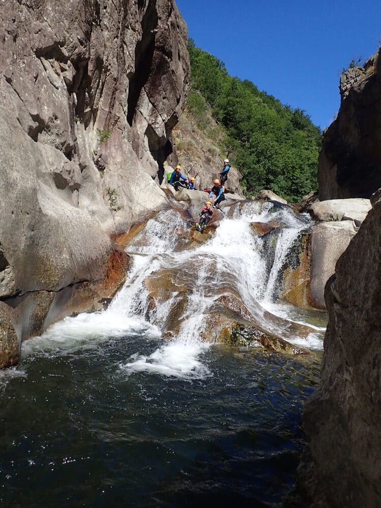 Canyon du Chassezac dans les Cévennes